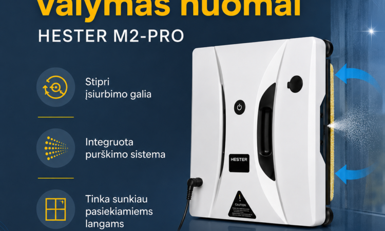 langų valymo roboto nuoma